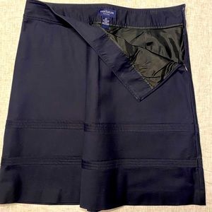Navy blue Ann Taylor 12P fully lined pencil skirt